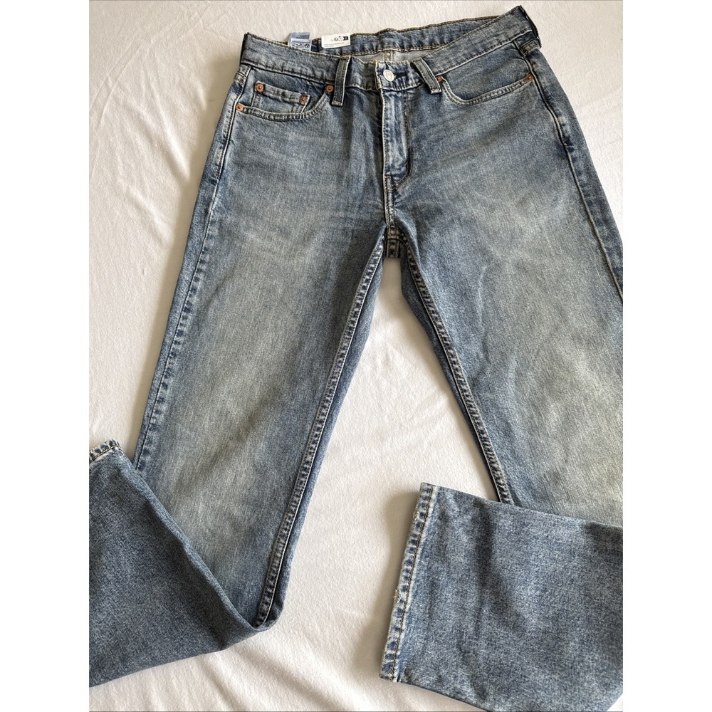 Levis 514 Mens Straight Fit Jeans Blue Denim 30x30 NWT